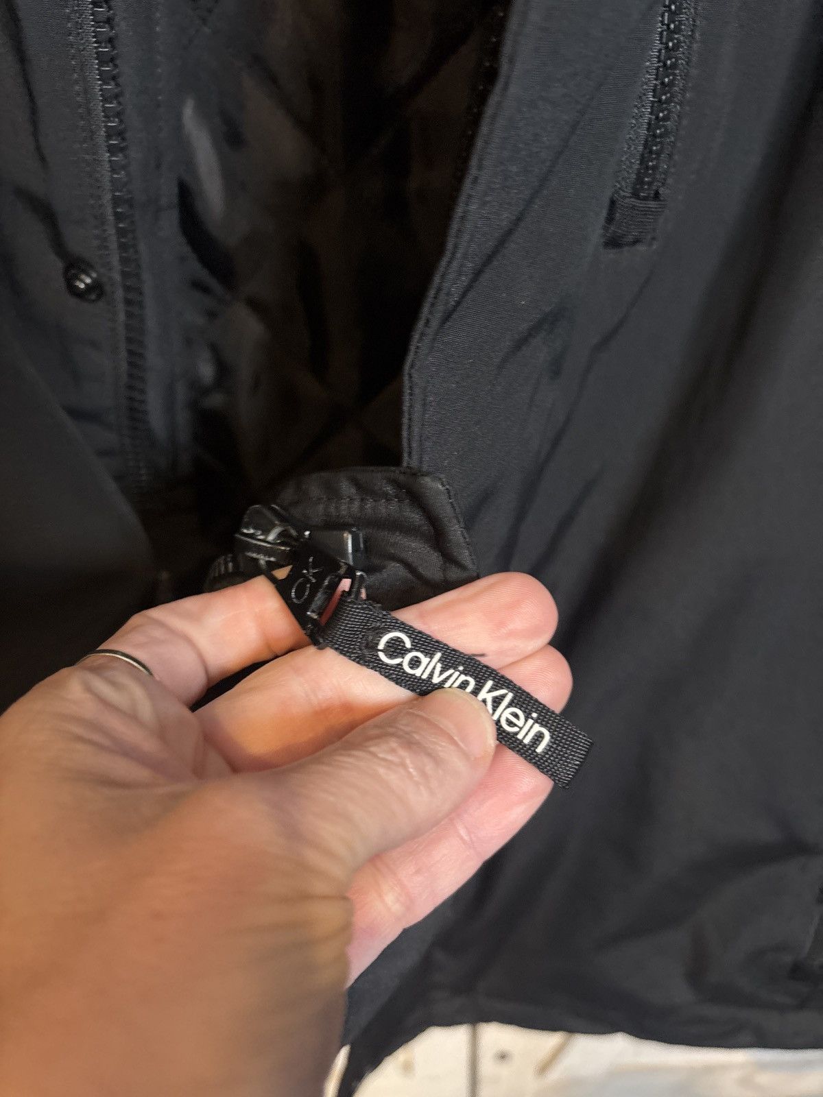 Calvin Klein Calvin Klein Black Quilted Winter Jacket – Size Large Size US L / EU 52-54 / 3 - 7 Thumbnail