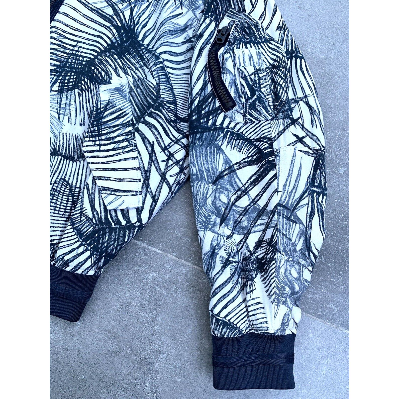 G-Star Womens G-STAR Indigo Pattern Army BF Bomber Jacket SZ M US 8 Size M / US 6-8 / IT 42-44 - 8 Thumbnail