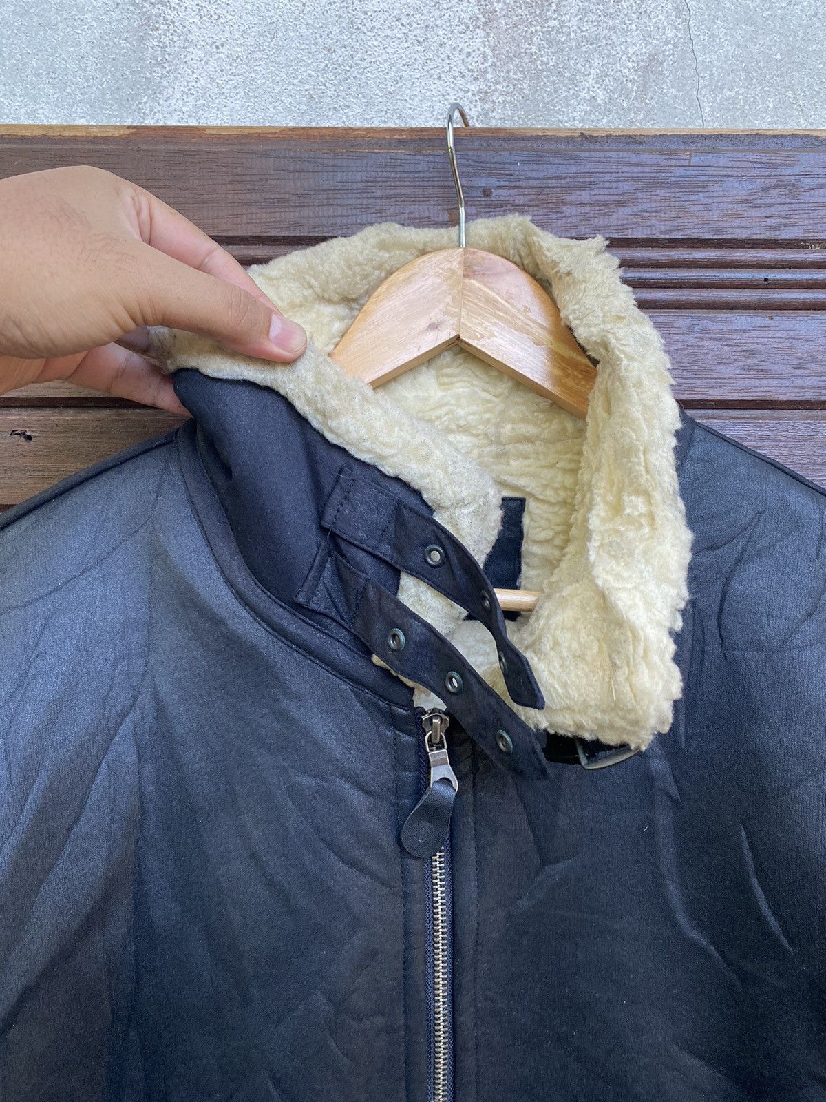 Japanese Brand Vintage BxBk Sherpa Shearling Jacket Size US L / EU 52-54 / 3 - 5 Thumbnail