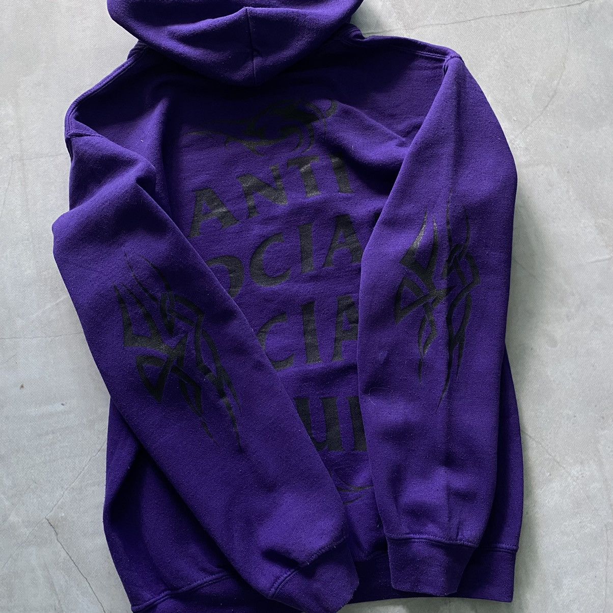 Anti Social Social Club × Japanese Brand Rare Anti Social Social Club Tribal Sunny Side Hoodie Size US S / EU 44-46 / 1 - 6 Thumbnail