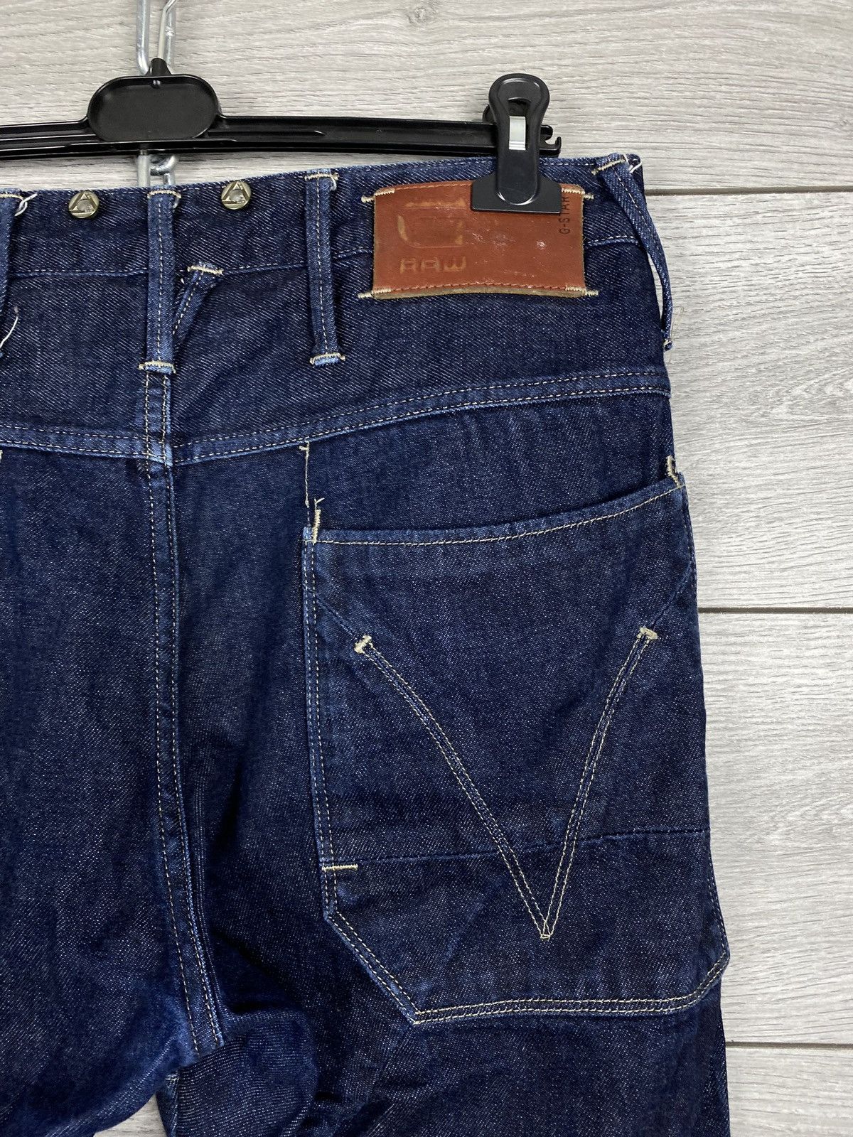 G-Star Mens G-Star Raw 3D Dimension Tapered Denim Flared Pants Size US 34 / EU 50 - 13 Thumbnail