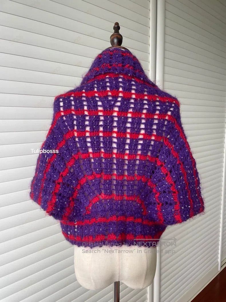 Comme des Garcons Comme Des Garcons Contrast color beaded knit jacket Size S / US 4 / IT 40 - 5 Thumbnail