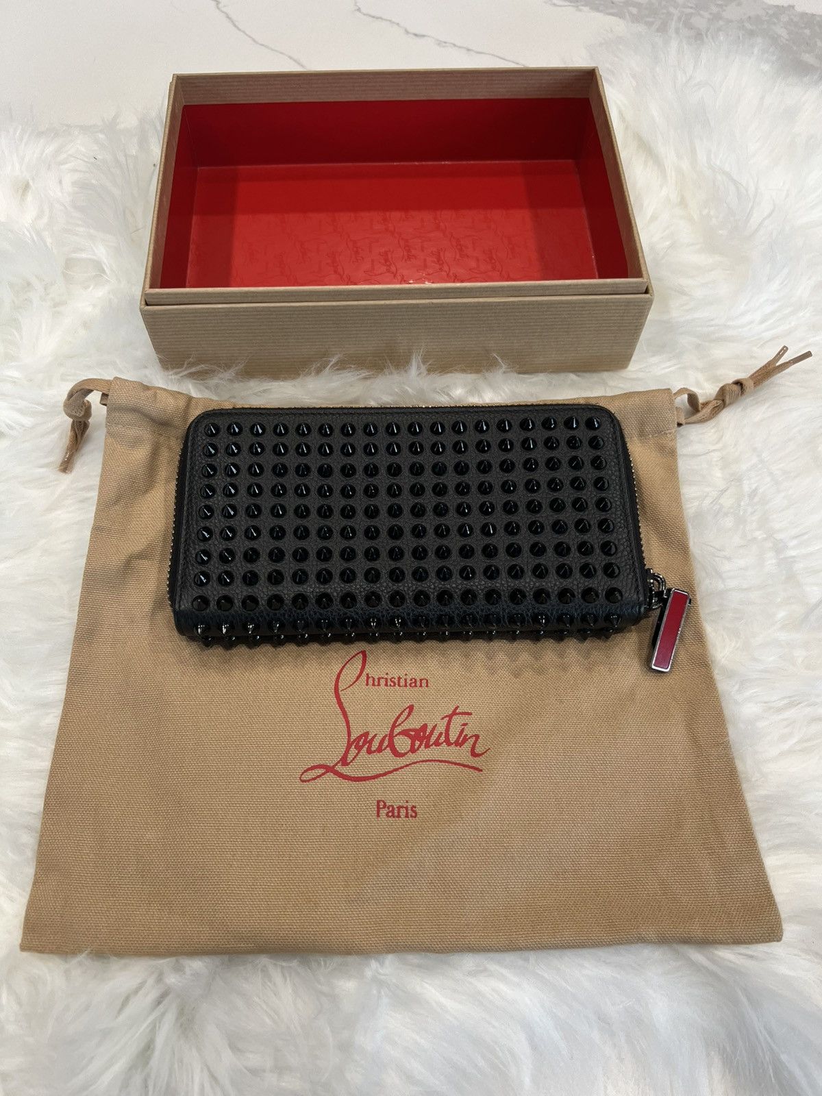 Christian Louboutin Christian Louboutin Panettone Spiked Wallet – Near New Size ONE SIZE - 1 Thumbnail