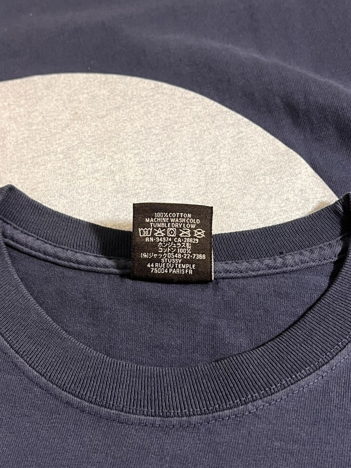 Stussy Stüssy Navy 8 Ball Logo Graphic T-Shirt Size US S / EU 44-46 / 1 - 5 Thumbnail