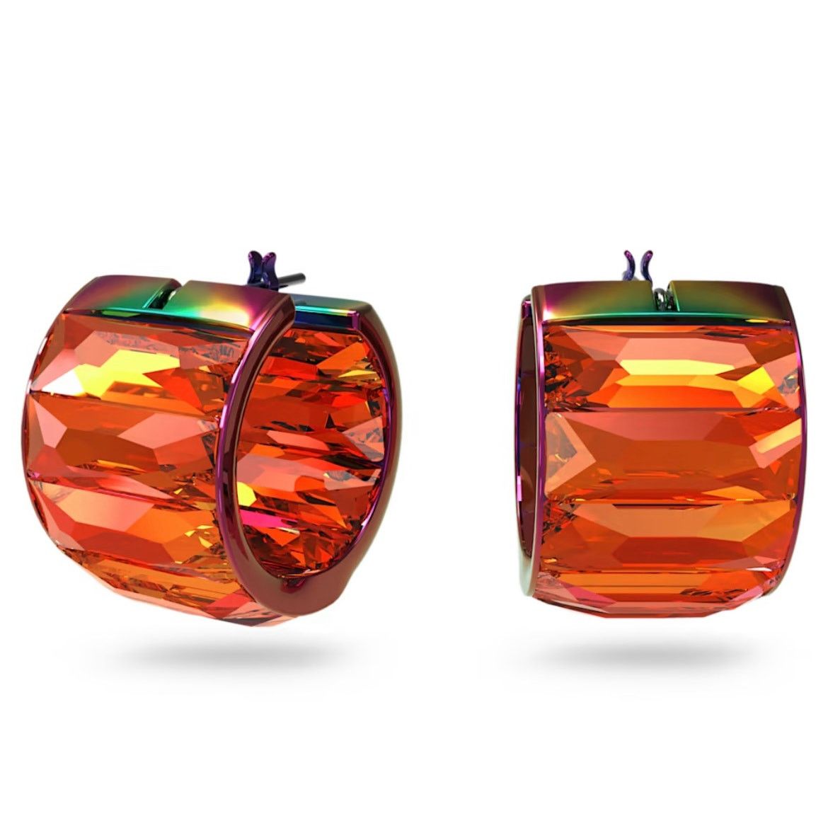 Swarovski Swarovski Curiosa hoop earrings Octagon cut New Size ONE SIZE - 2 Thumbnail