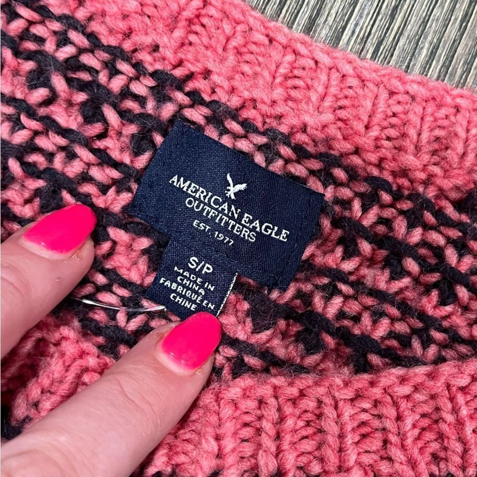 American Eagle Outfitters American Eagle Outfitters Knit Sweater Pullover Wool Size S / US 4 / IT 40 - 2 Thumbnail