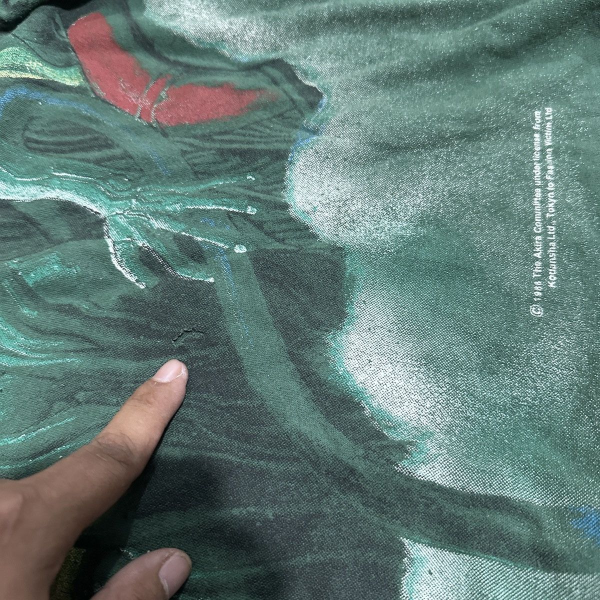 Fruit Of The Loom Tshirt Fotl akira vtg 80s Size US L / EU 52-54 / 3 - 4 Thumbnail