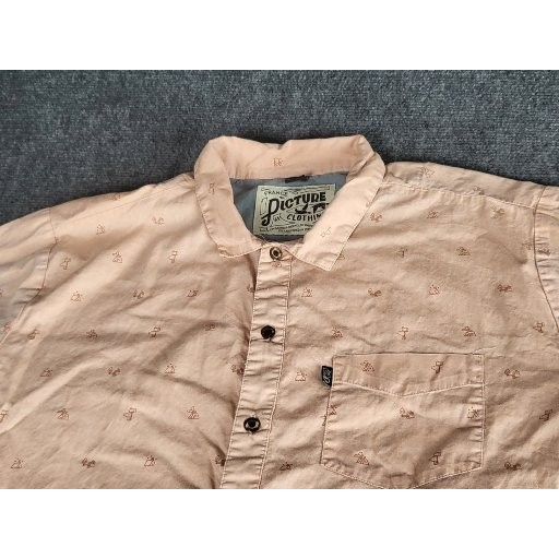 Other Picture Organic Clothing France Button Up Shirt Men Sz XL Sa Size US XL / EU 56 / 4 - 4 Thumbnail
