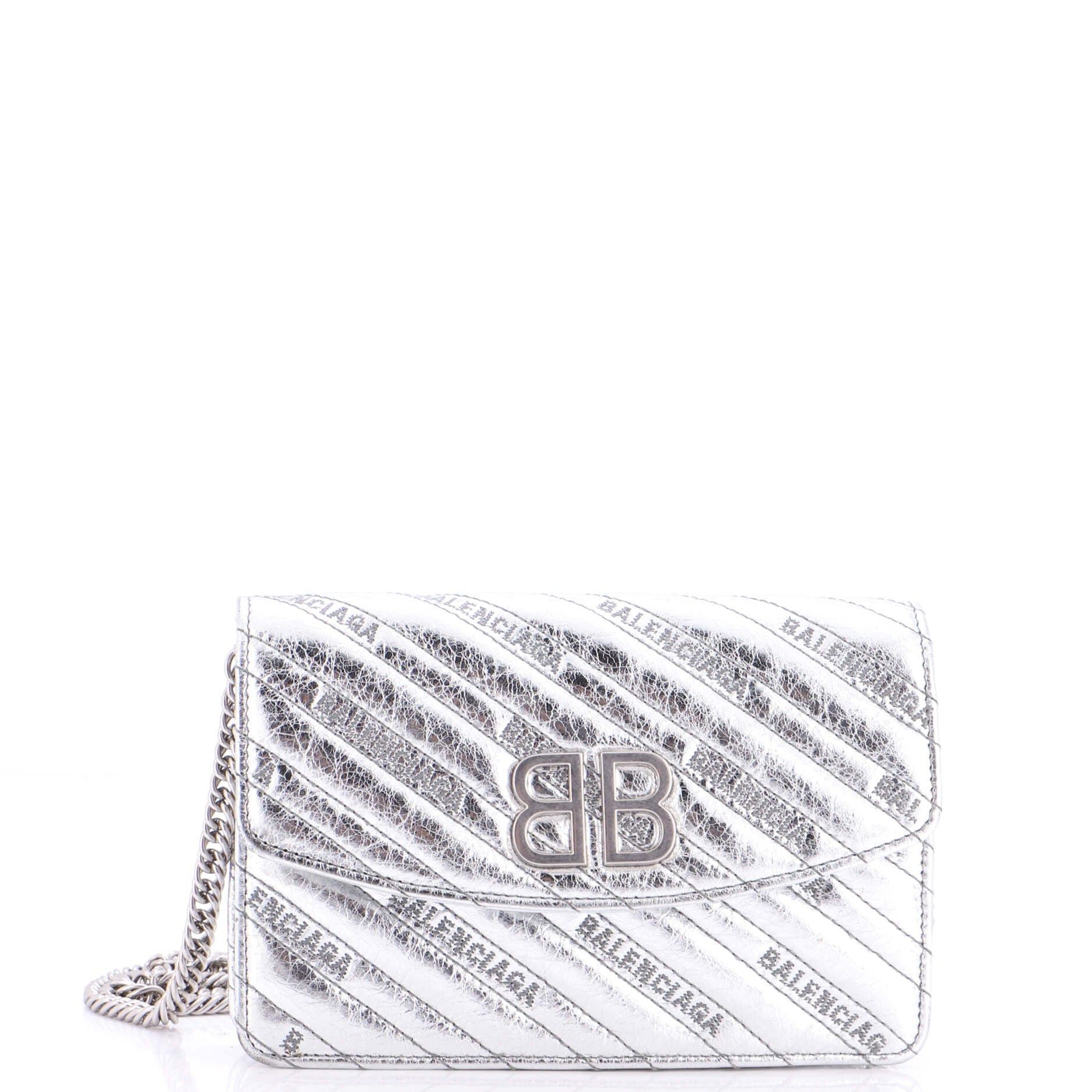 Balenciaga BB Chain Wallet Size ONE SIZE - 1 Thumbnail