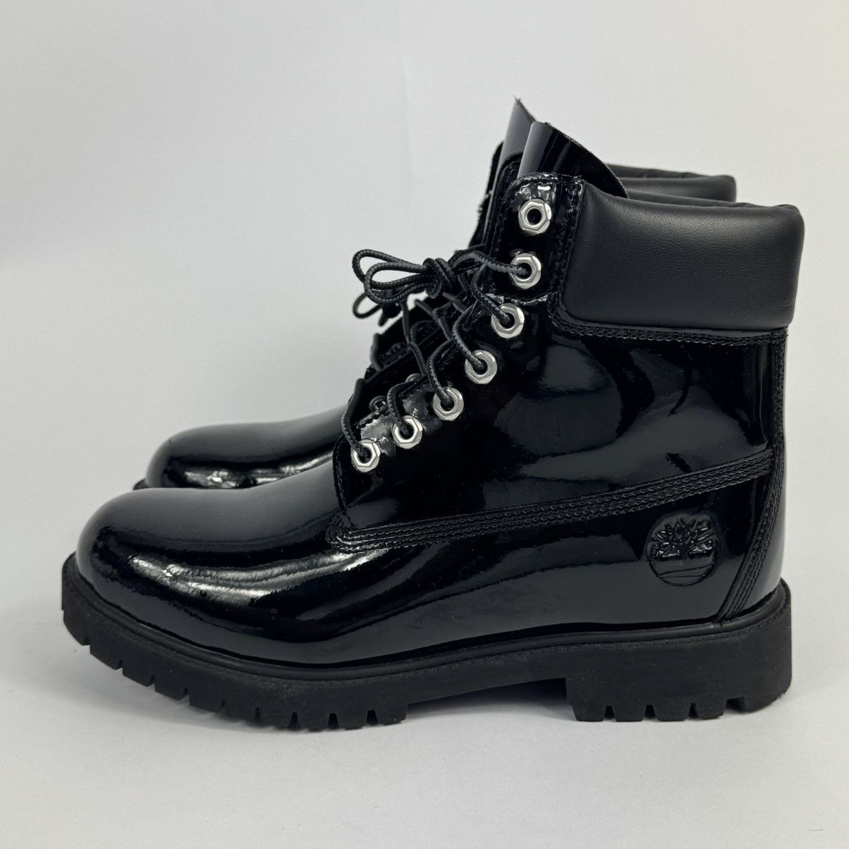 Timberland x VENEDA CARTER PATENT BLACK BOOTS Size US 8.5 / EU 41-42 - 3 Thumbnail