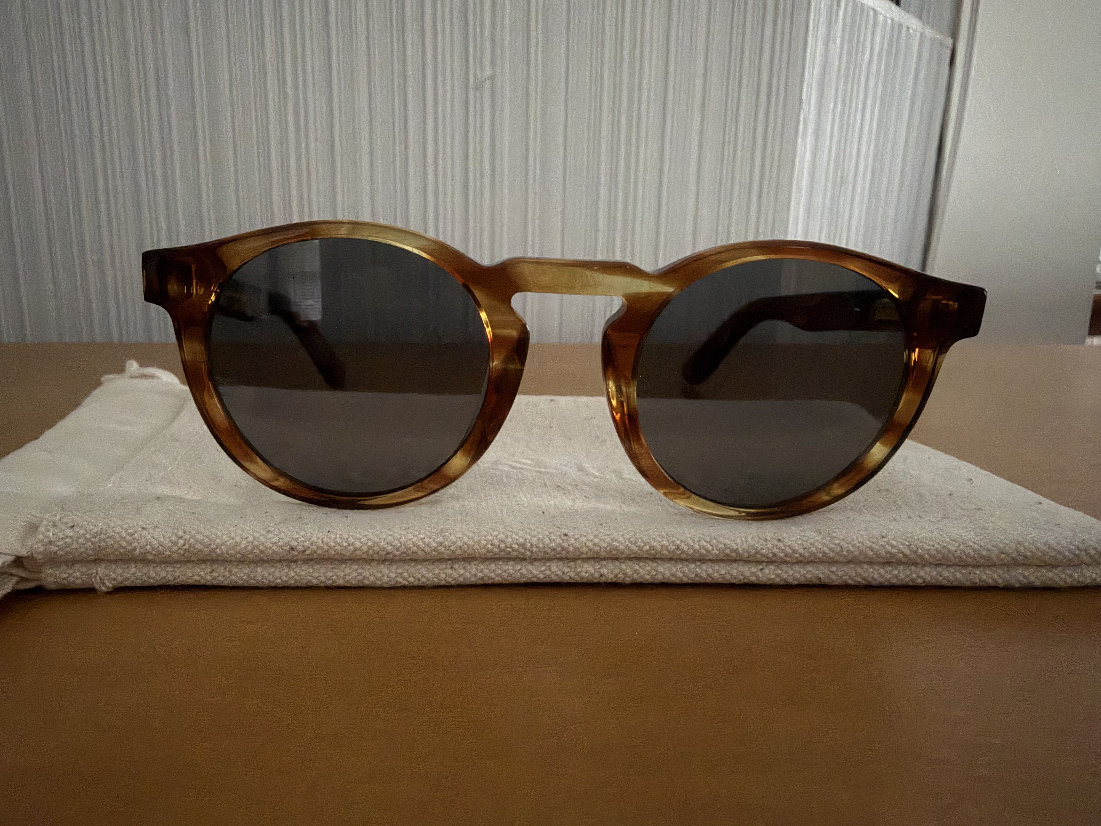 Ace & Tate "Benjamin" sunglasses in caramel Havana new w/case Size ONE SIZE - 1 Thumbnail