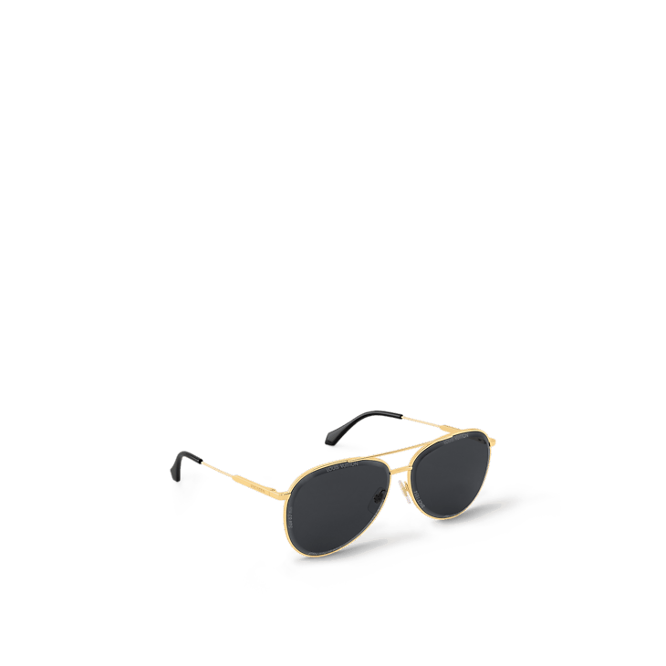 Louis Vuitton LV Super Vision Metal Pilot Sunglasses Size ONE SIZE - 3 Thumbnail