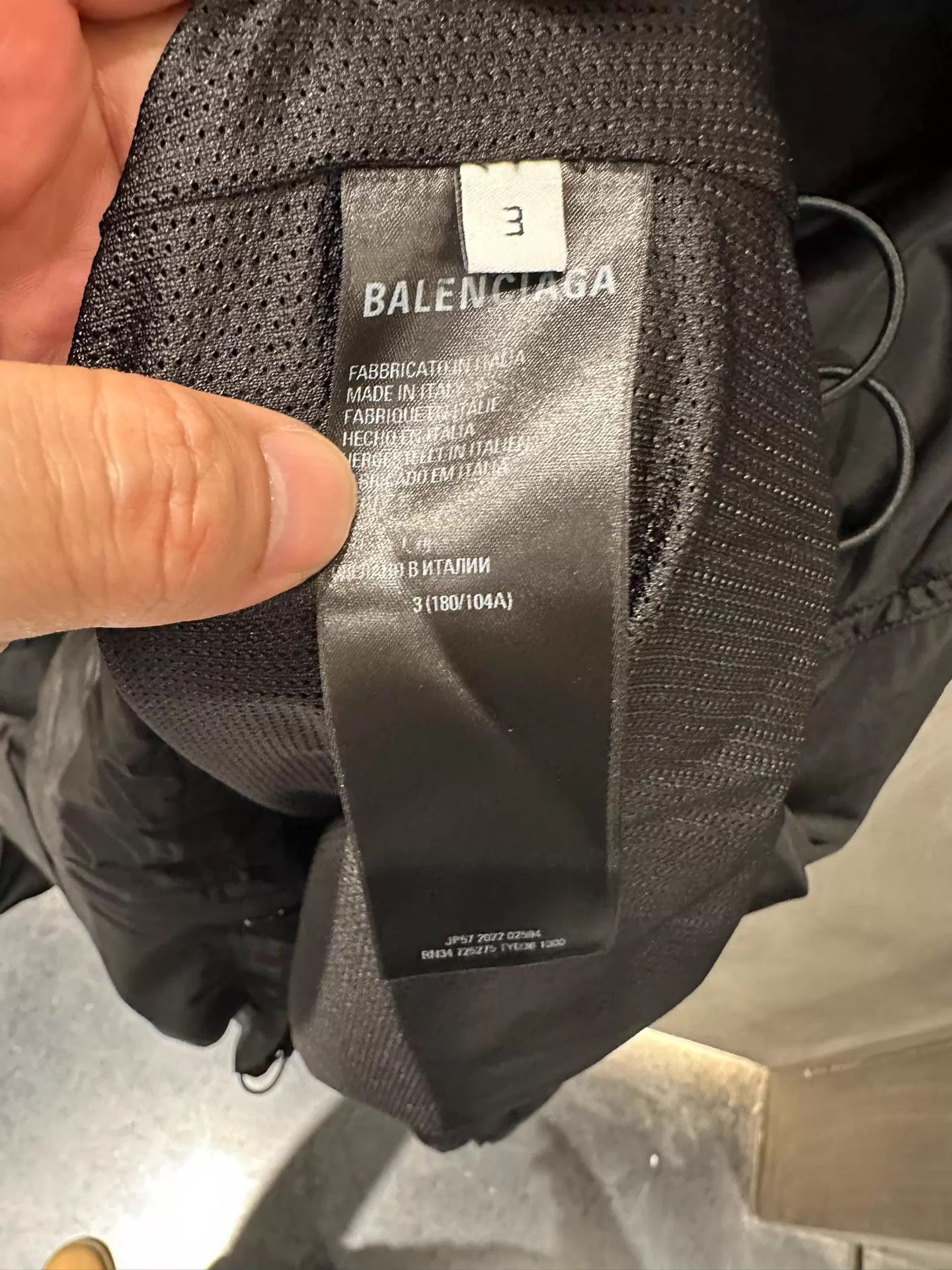 Balenciaga Balenciaga Black Shell Jacket Size 3 Mint Size US L / EU 52-54 / 3 - 3 Thumbnail