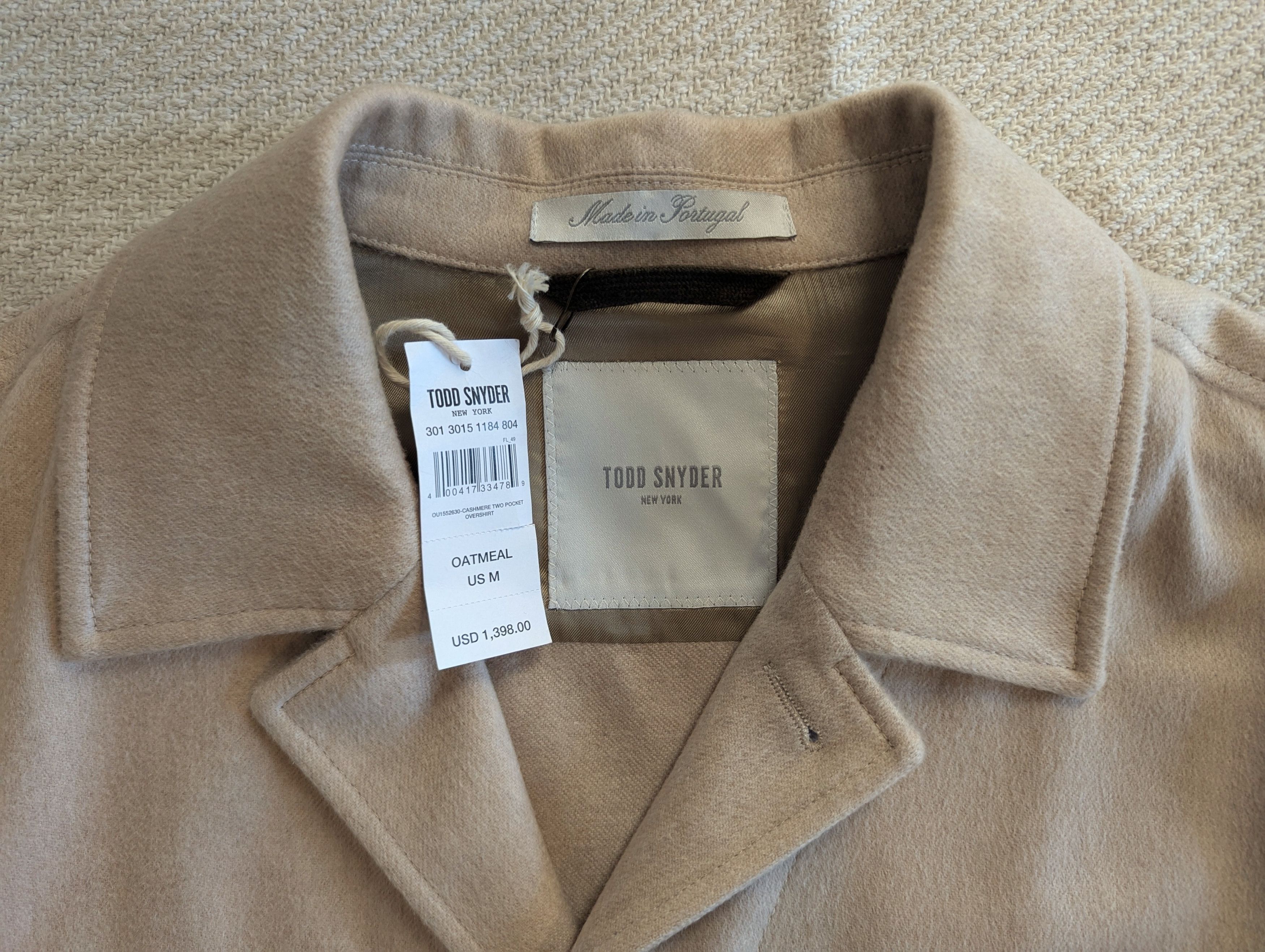 Todd Snyder Pure Cashmere Shirt Jacket Size US M / EU 48-50 / 2 - 12 Thumbnail