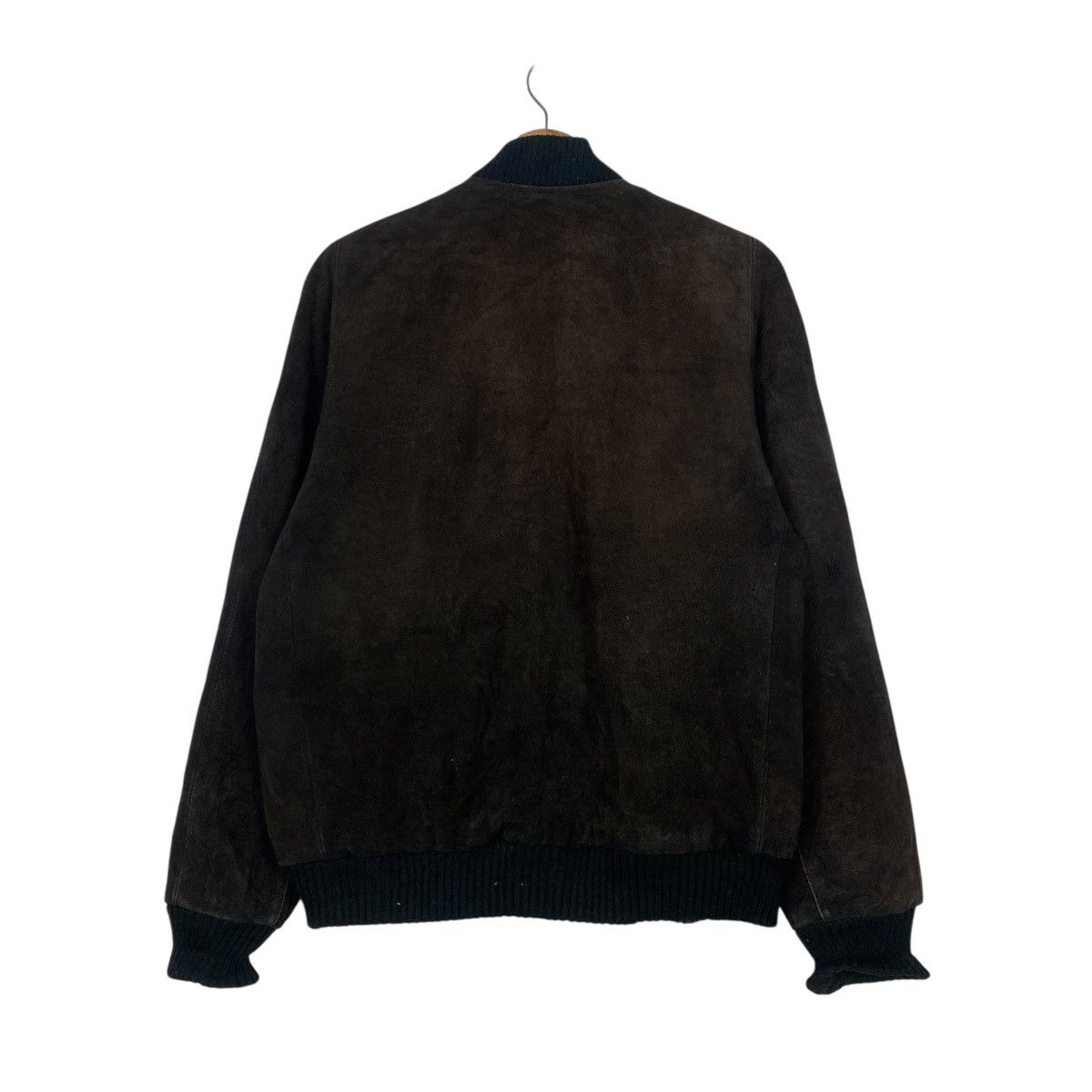 Leather Vintage suede leather bomber jacket Size US L / EU 52-54 / 3 - 7 Thumbnail