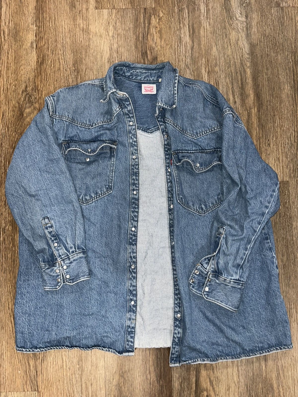 Levi's Vintage Clothing Levis Denim Jacket Size US XL / EU 56 / 4 - 2 Thumbnail