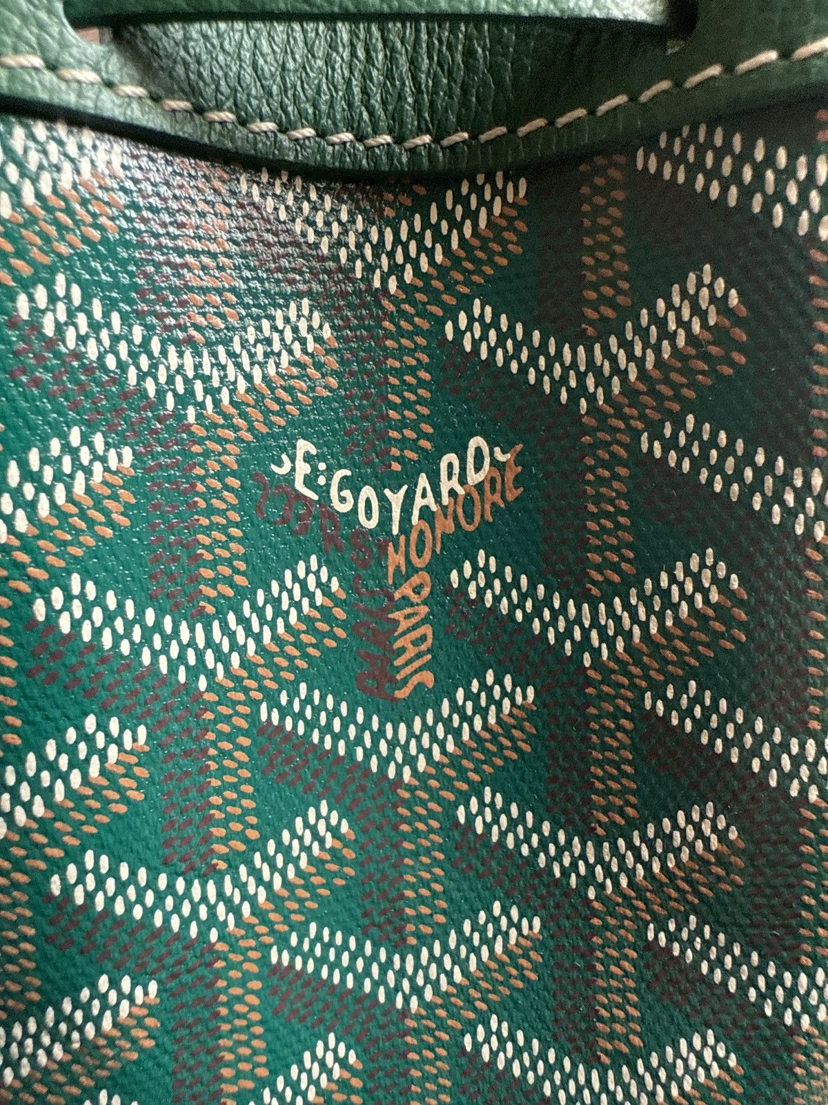Goyard Goyard Petit Flot Bucket Bag Green Size ONE SIZE - 11 Thumbnail