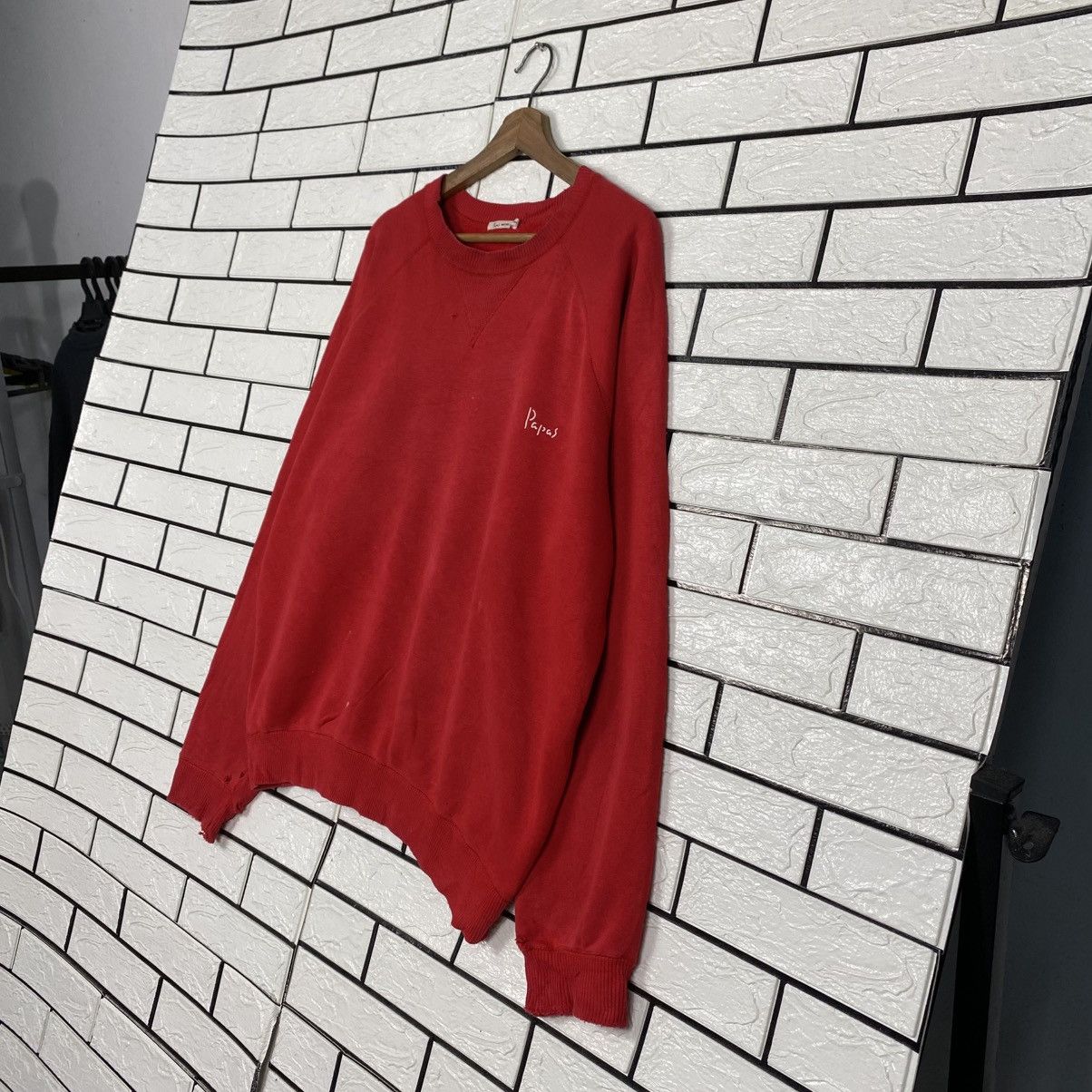Japanese Brand 📌Vintage Sweatshirt Papas Sportswear Issey Miyake Size US M / EU 48-50 / 2 - 3 Thumbnail