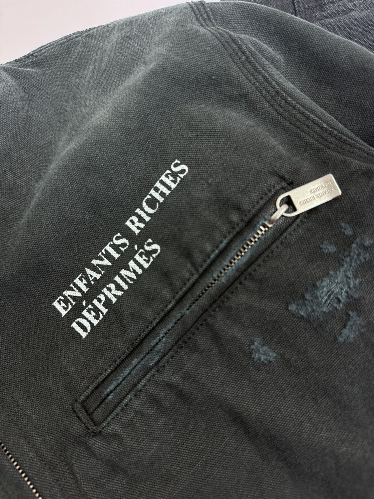 Enfants Riches Deprimes LOGO PRINT DISTRESSED JACKET Size US M / EU 48-50 / 2 - 3 Thumbnail