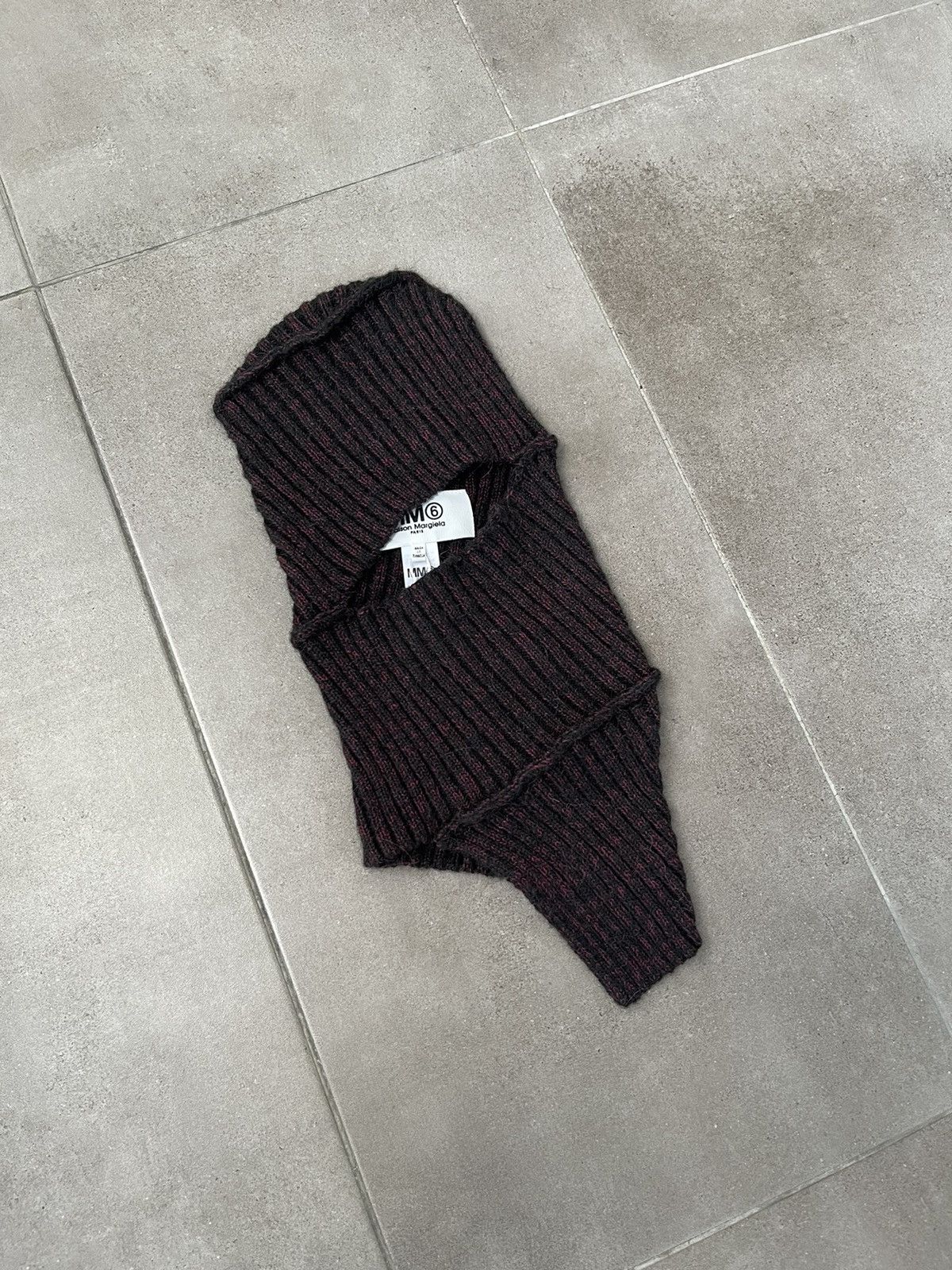 Maison Margiela !DS! AW23 Maison Margiela Exposed Seam Rolling Balaclava Size ONE SIZE - 10 Thumbnail