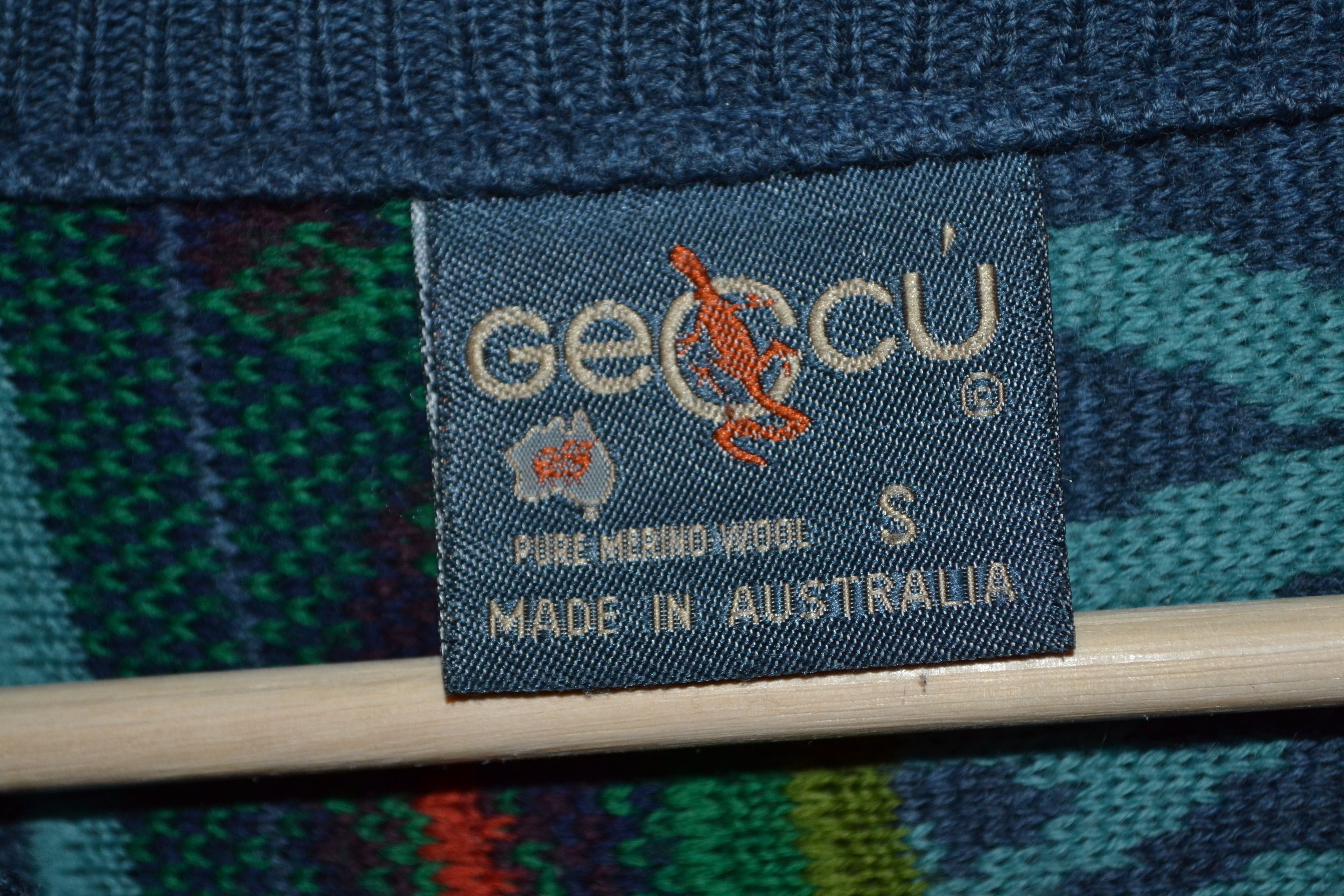Coogi × Vintage Geccu Australia Woolen Sweater M Coogi Size M / US 6-8 / IT 42-44 - 5 Thumbnail