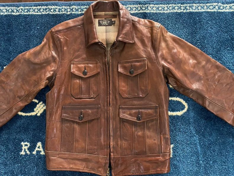 RRL 2015 Fenton Leather Jacket - dmc