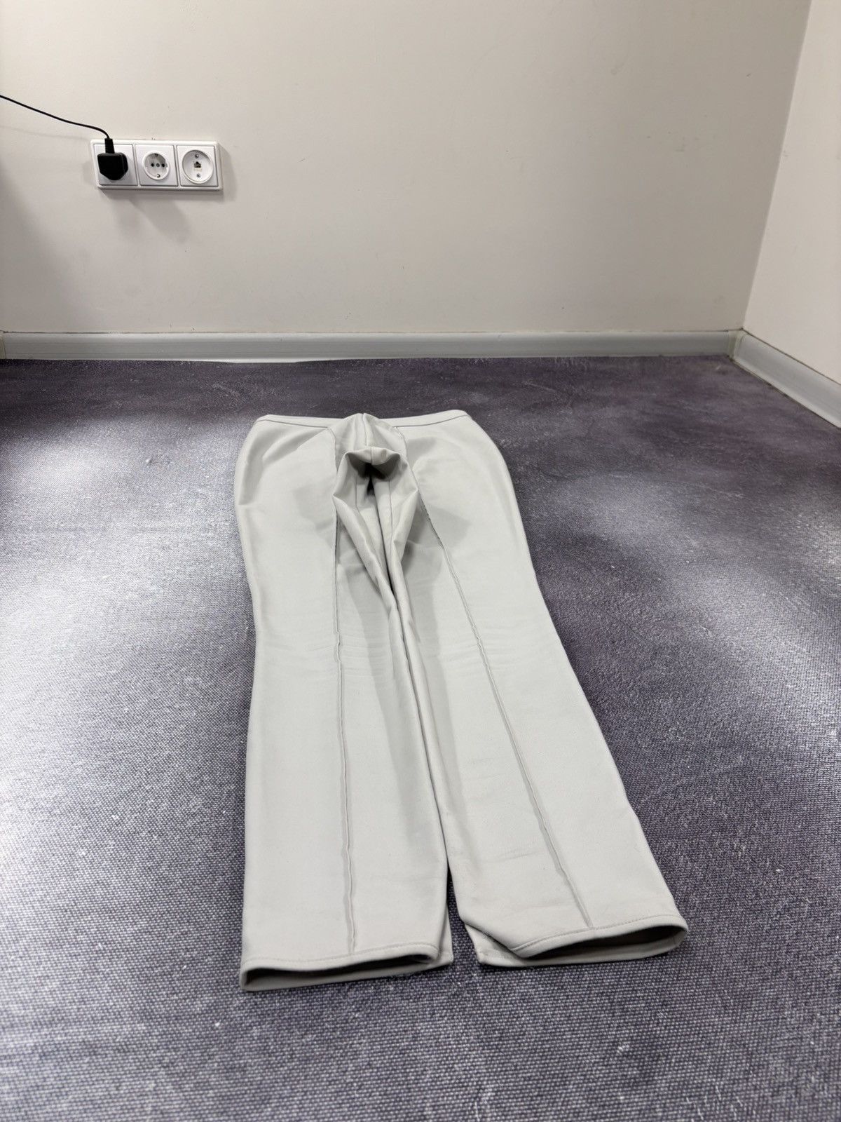 Annette Gortz Annette Gortz Women’s Light Grey Cotton Blend Pants Trousers Size 28" / US 6 / IT 42 - 13 Thumbnail