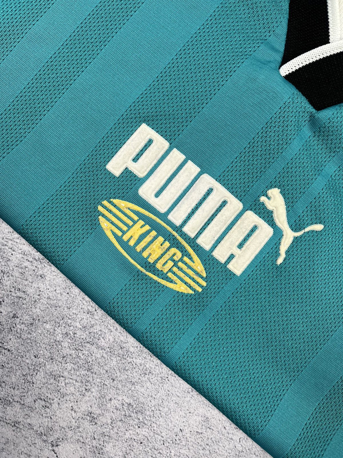 Puma Vintage 90s Puma King Soccer Jersey Polo Shirt Size L Size US L / EU 52-54 / 3 - 6 Thumbnail