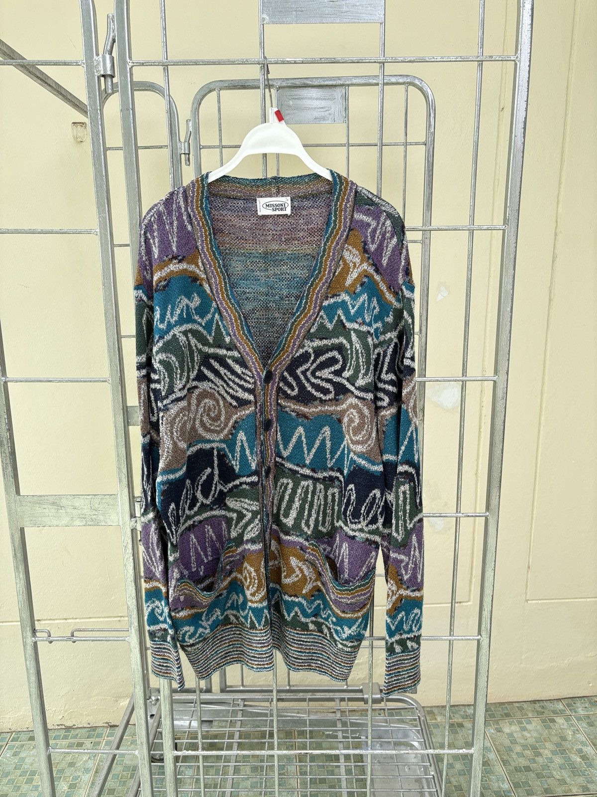 Missoni Missoni multicolor abstract knitted cardigan Size US M / EU 48-50 / 2 - 2 Thumbnail