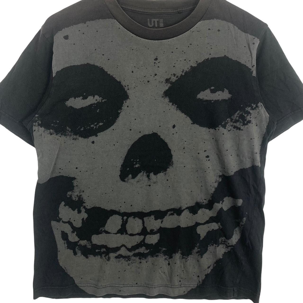 Uniqlo MISFITS x UNIQLO BAND Punk Rock All Over Print Tee Shirt Top Size US L / EU 52-54 / 3 - 5 Thumbnail