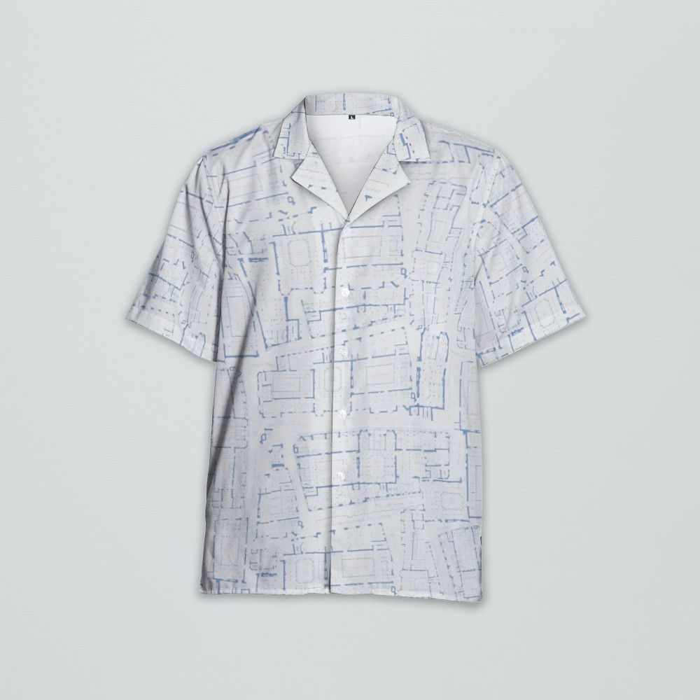 Designer Abstract-Pattern Cotton Shirt Size US S / EU 44-46 / 1 - 2 Thumbnail