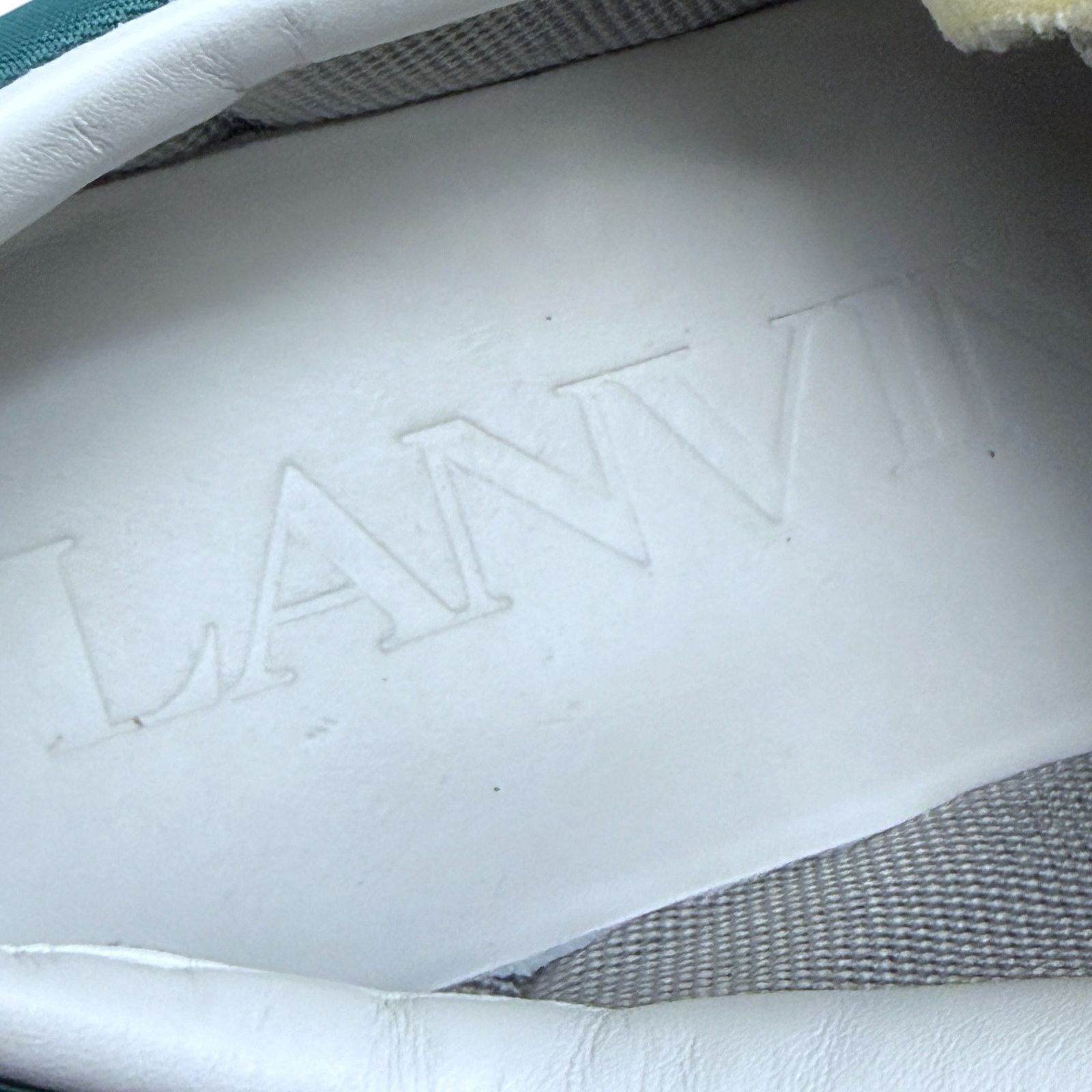 Lanvin Lanvin Women's 37 Peacock Blue White Bumper Sneakers US 6 Size US 6 / IT 36 - 12 Thumbnail