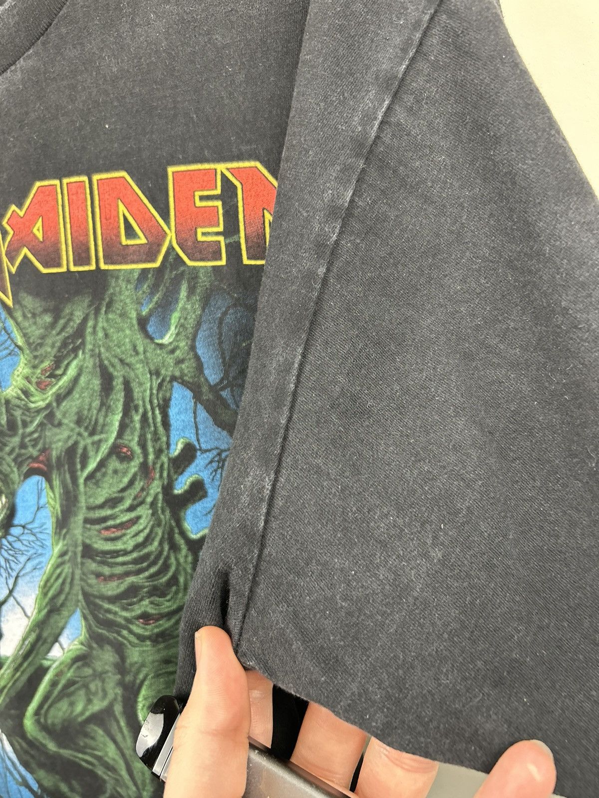 Band Tees Vintage 00s Iron Maiden Faer of the Dark T shirt Size US XL / EU 56 / 4 - 8 Thumbnail