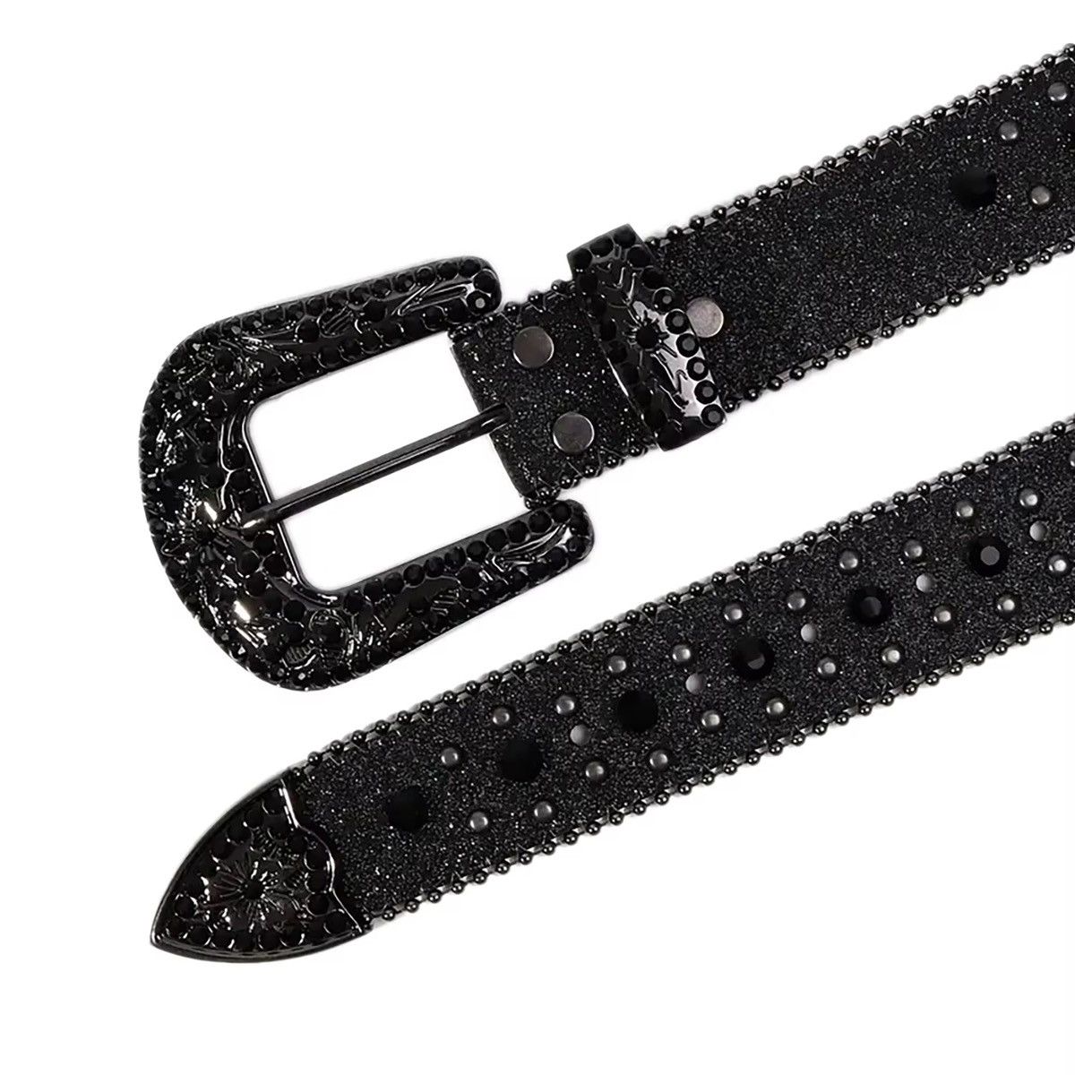 Designer × Japanese Brand × Vintage Man-made Diamond Belt Size ONE SIZE - 4 Thumbnail