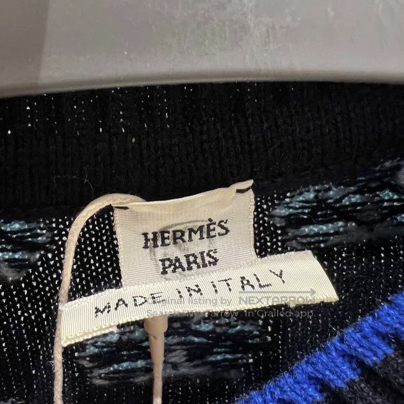 Hermes Hermes All-over Print Trefoil Cashmere Cardigan Size XXS / US 00 / IT 34 - 3 Thumbnail