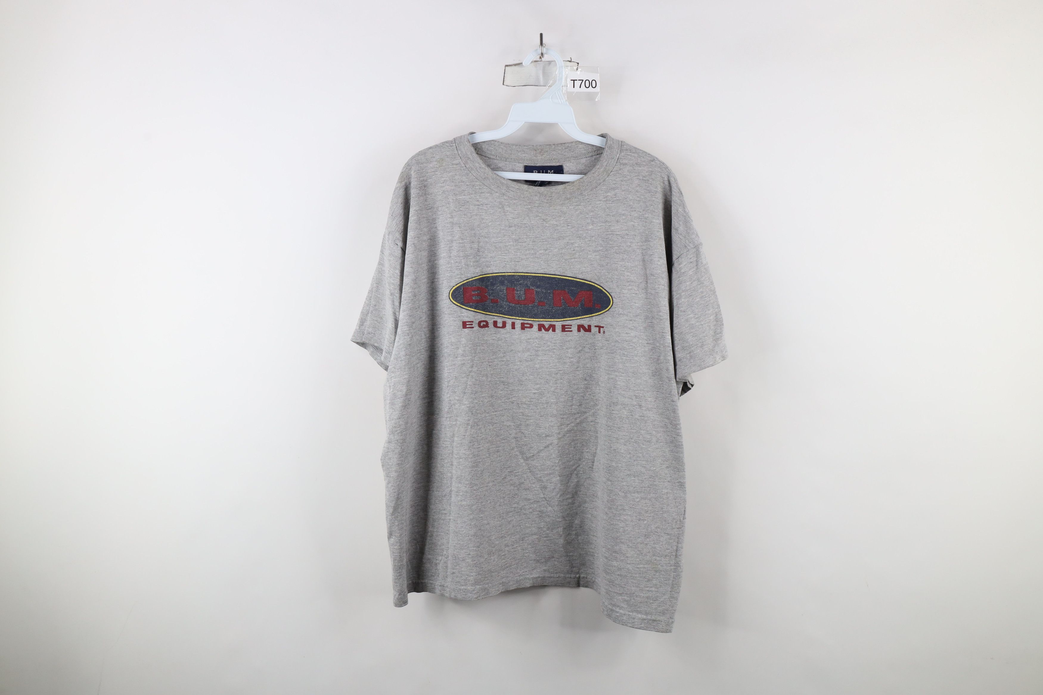Vintage Vintage 90s Bum Equipment Spell Out Short Sleeve T-Shirt USA Size US L / EU 52-54 / 3 - 1 Thumbnail