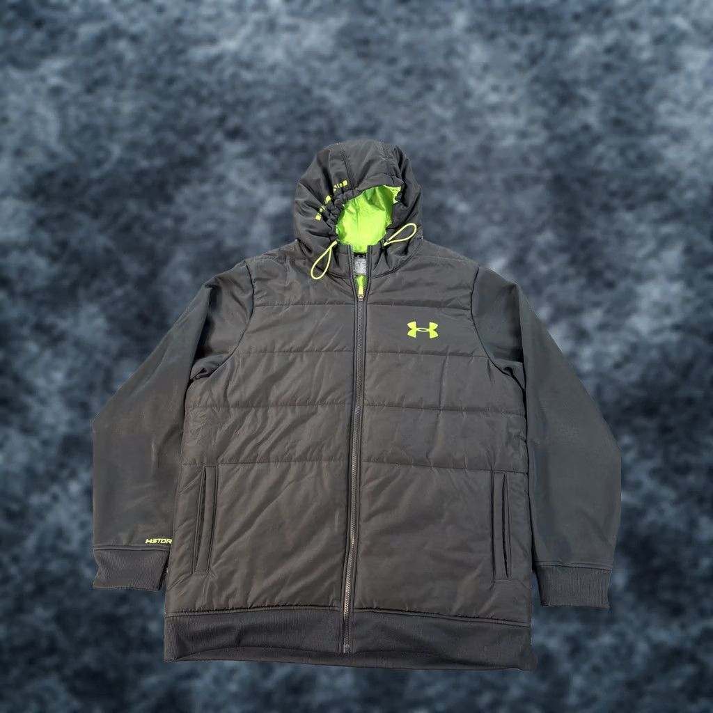 Under Armour Under armour ColdGear Storm Hooded Down Winter Puffer Jacket Mens 2XL Black Size US XXL / EU 58 / 5 - 1 Thumbnail