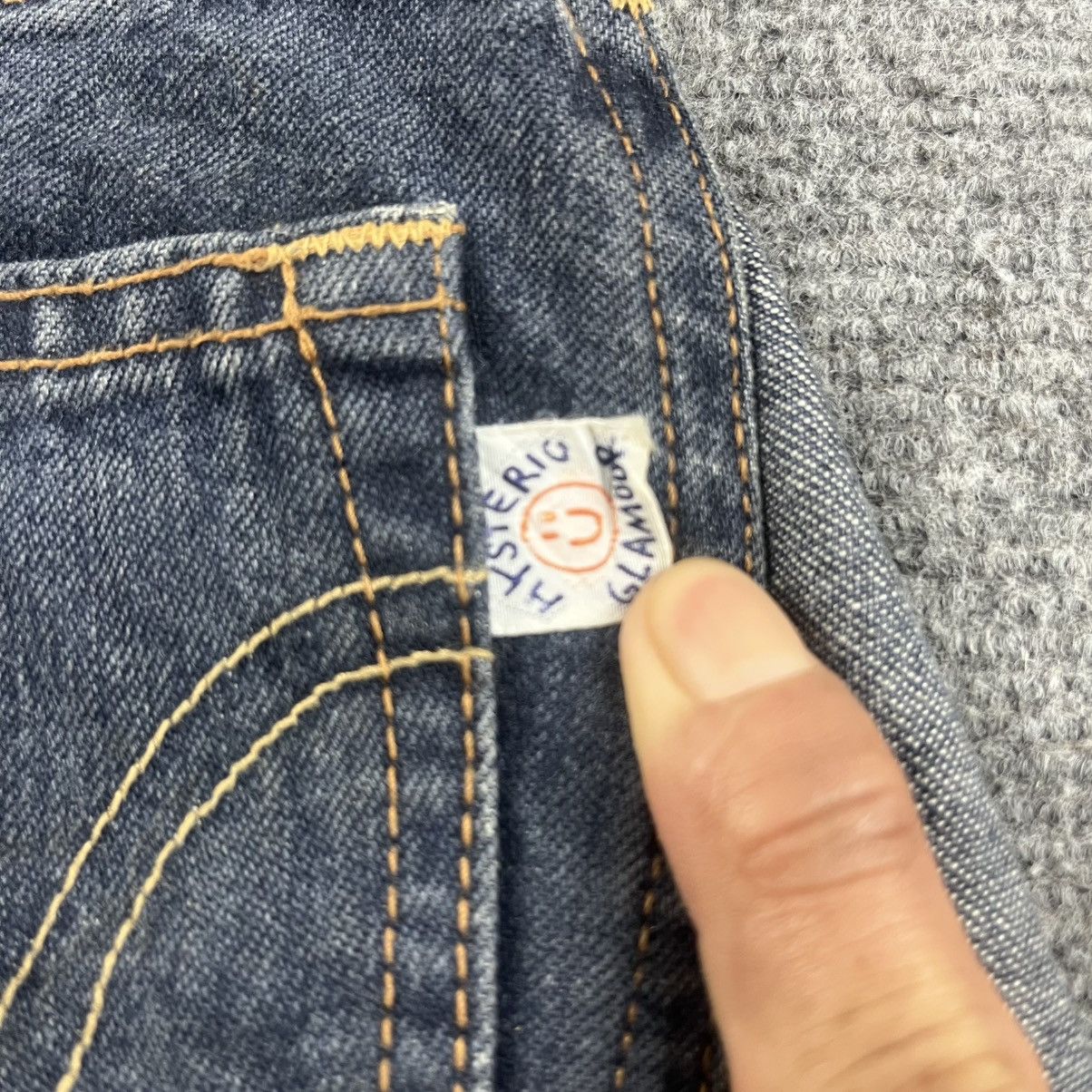 Hysteric Glamour × If Six Was Nine × Le Grande Bleu (L.G.B.) 1990s Hysteric Glamour - Multilace Skirt Denim Size 26" / US 2 / IT 38 - 10 Thumbnail