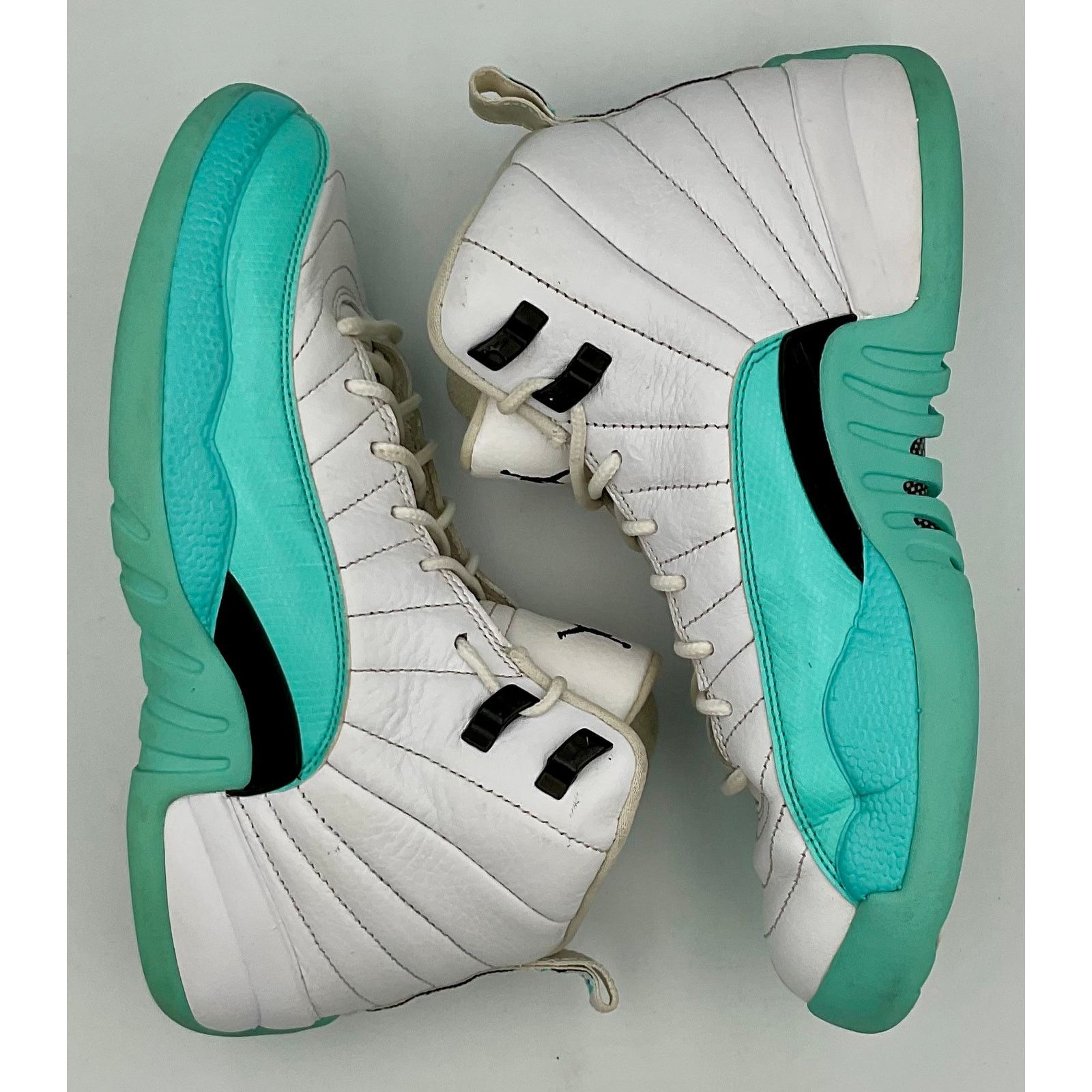 Nike AIR JORDAN 12 RETRO LIGHT AQUA TEAL Sz 6.5 510815-100 Size US 6.5 / EU 39-40 - 7 Thumbnail