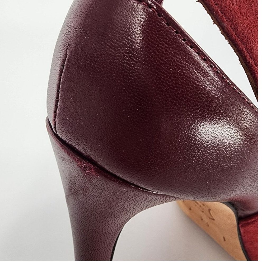 Iro IRO Burgundy Suede/Leather Pumps Women's Size 37 (US 6.5) Size US 6.5 / IT 36.5 - 11 Thumbnail