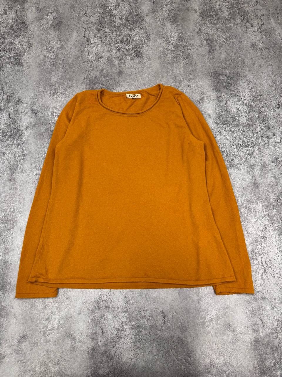 Other IVKO Woman Women Knit Long Sleeve Top Mustard Crewneck SizeM Size M / US 6-8 / IT 42-44 - 1 Thumbnail