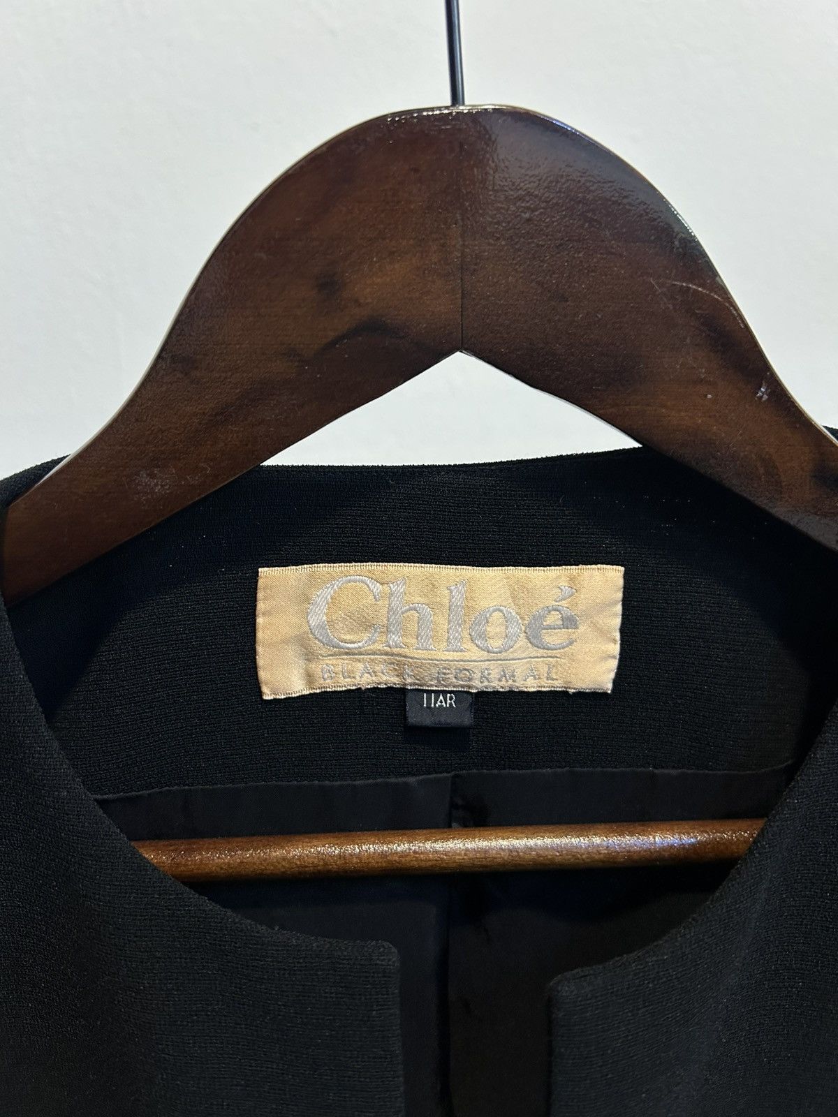 Chloe Chloe Black Formal Structured Blazer Size M / US 6-8 / IT 42-44 - 5 Thumbnail