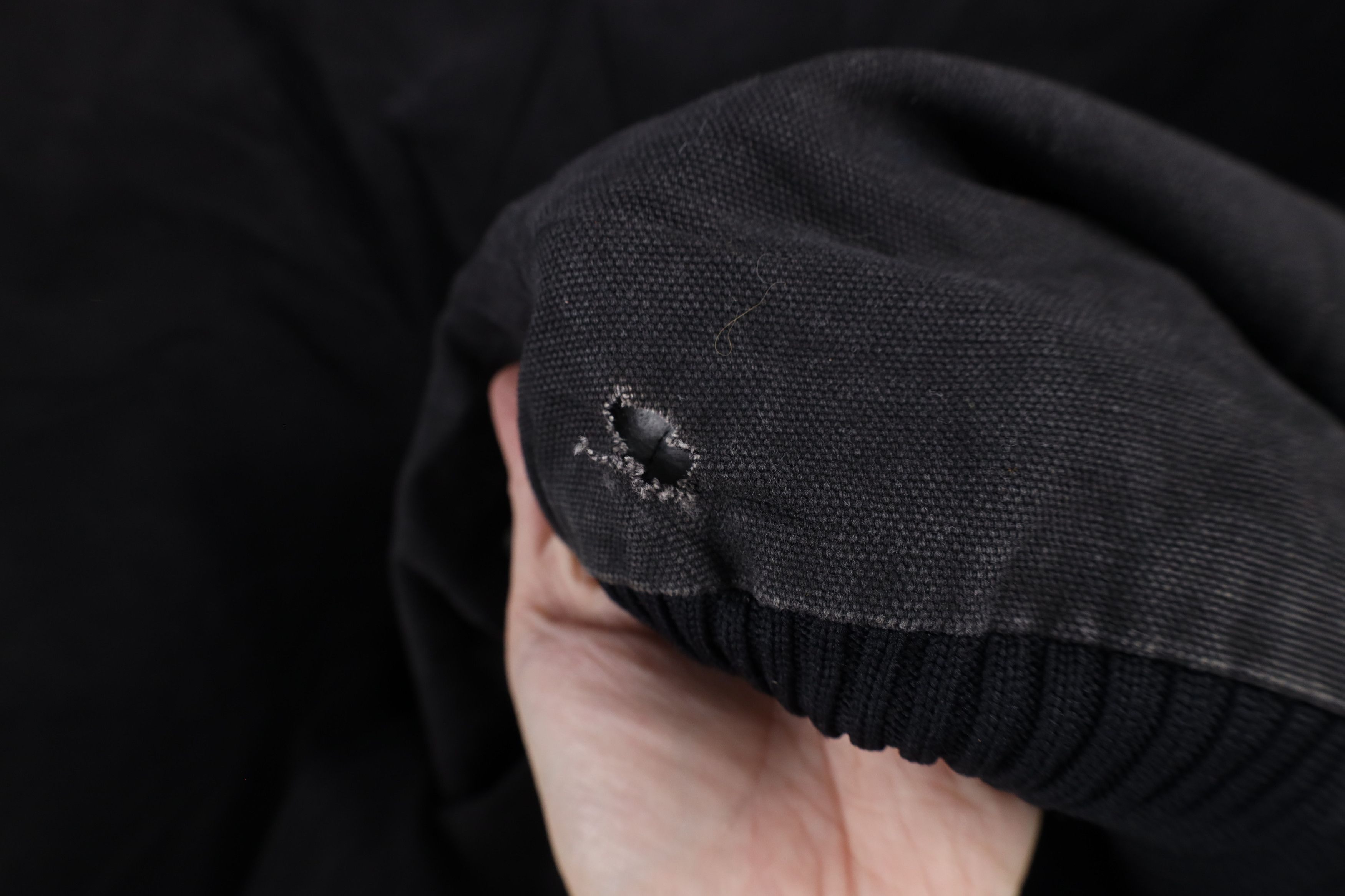 Carhartt Vintage Carhartt Quilted Canvas Hooded Full Zip Jacket Black Size US XXL / EU 58 / 5 - 14 Thumbnail