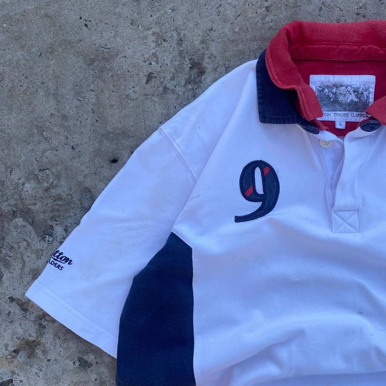 New England Outerwear Vintage England Rugby Polo T-shirts Size L Cotton Y2K 00s Size US L / EU 52-54 / 3 - 4 Thumbnail