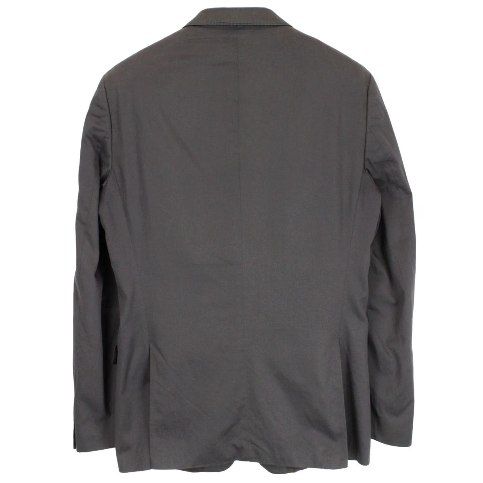 Hugo Boss HUGO BOSS Blazer Men US 40R Notch Lapel Single-Breasted Grey 98% Cotton 2% Elastane Lined Stretch Vintage: No Size 40R - 2 Thumbnail