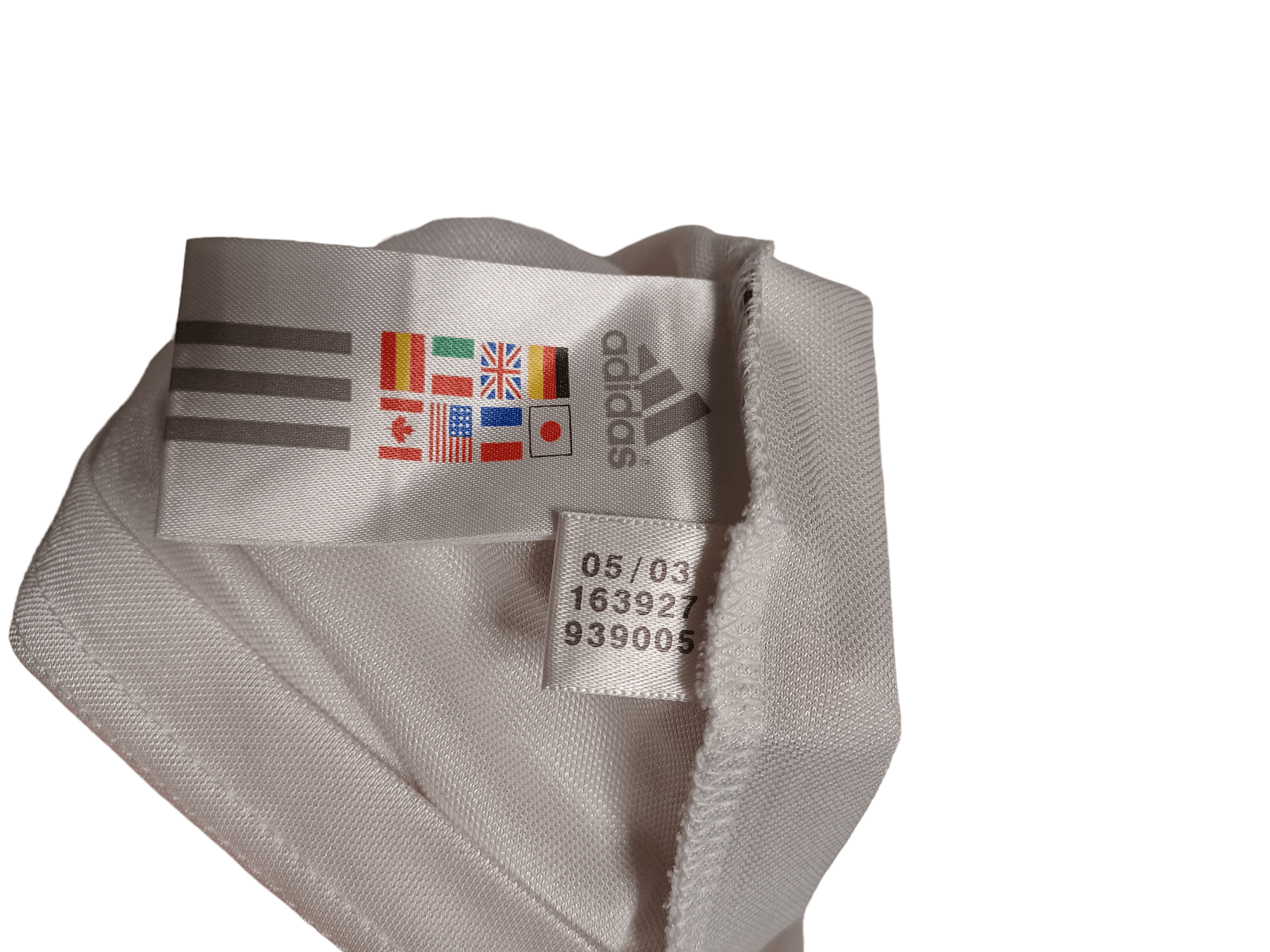 Adidas 2003 VINTAGE ADIDAS BIGLOGO SOCCER JERSEY FOOTBALL TEE Size US M / EU 48-50 / 2 - 6 Thumbnail