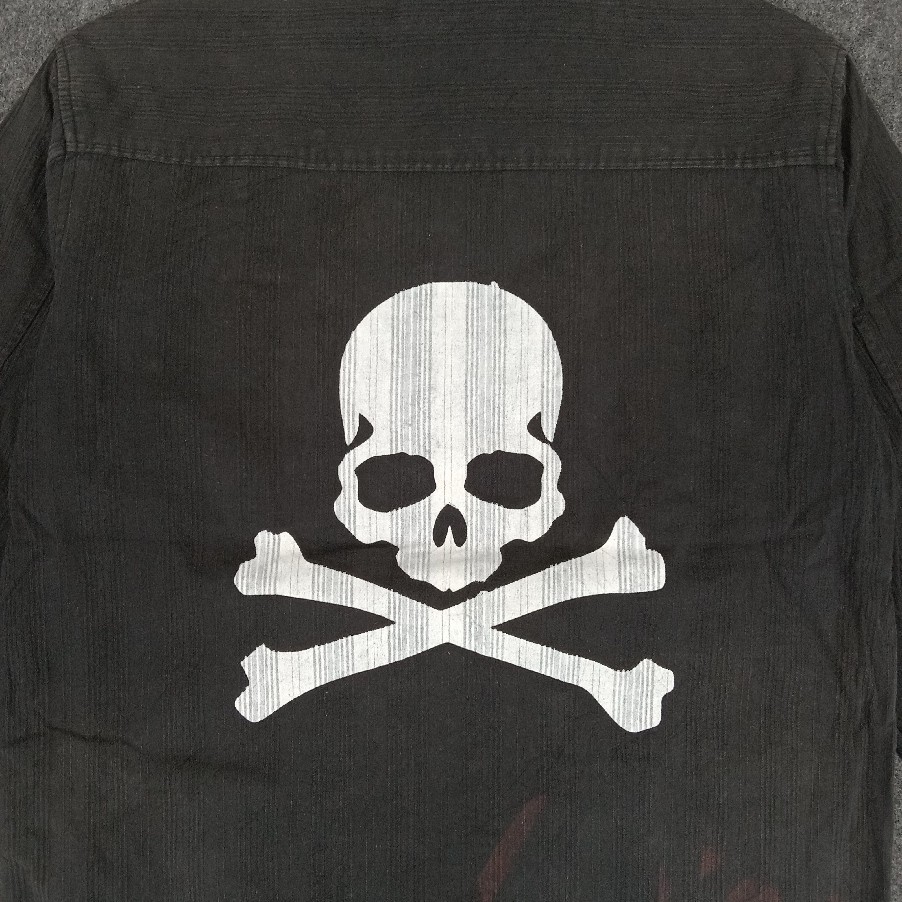 Vintage × Vision Streetwear Vision Streetwear Punk Style Skull Custom Art Jacket Size US M / EU 48-50 / 2 - 2 Thumbnail
