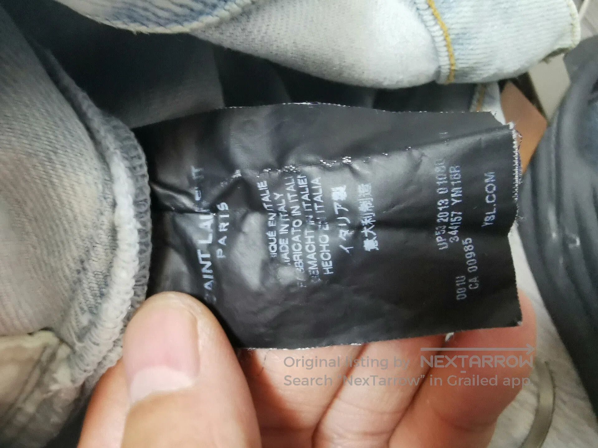 Saint Laurent Paris Saint Laurent Light Blue Jeans Size 30. Size US 30 / EU 46 - 4 Thumbnail