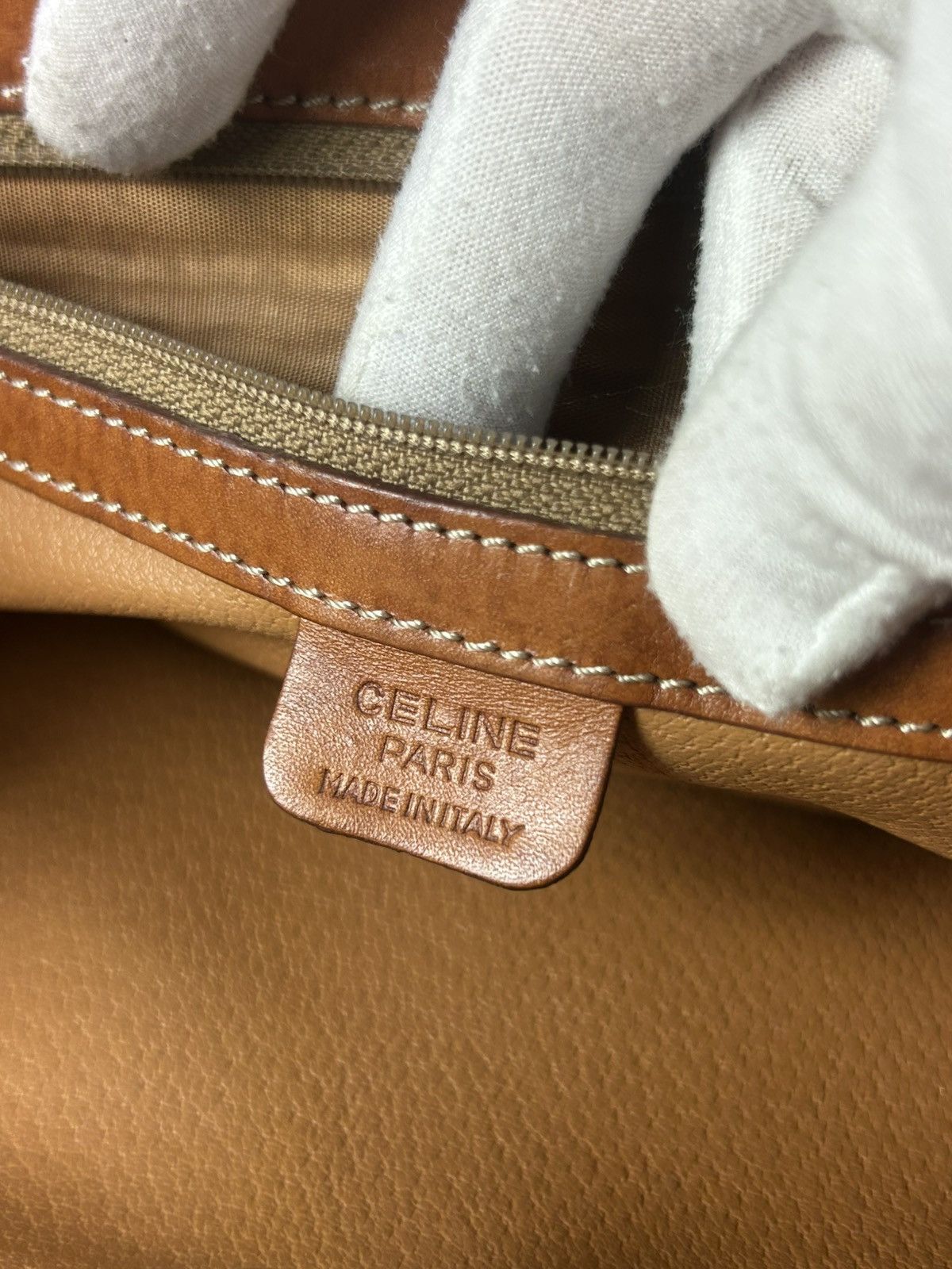 Celine Celine Macadam Leather Shoulder Bag Size ONE SIZE - 6 Thumbnail