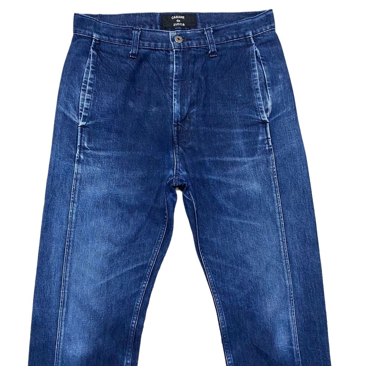 CABANE de ZUCCa Cabane De Zucca Denim Fatigue Pants Indigo Dye Size US 30 / EU 46 - 3 Thumbnail